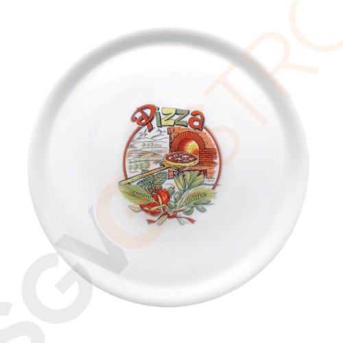Saturnia Porzellan Pizzateller 31cm mit 