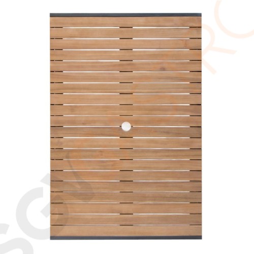 Bolero rechteckiger Stahl- und Akazienholztisch 120x80cm Stahlgestell | Holzoberfläche | Größe: 74(H) x 120(B) x 80(T)cm Bolero rechteckiger Stahl- und Akazienholztisch 120x80cm Stahlgestell | Holzoberfläche | Größe: 74(H) x 120(B) x 80(T)cm