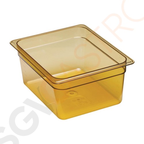 Cambro hitzebeständiger GN 1/2 Behälter 150mm GN 1/2 | 150mm tief | Kapazität: 8,9L Cambro hitzebeständiger GN 1/2 Behälter 150mm GN 1/2 | 150mm tief | Kapazität: 8,9L