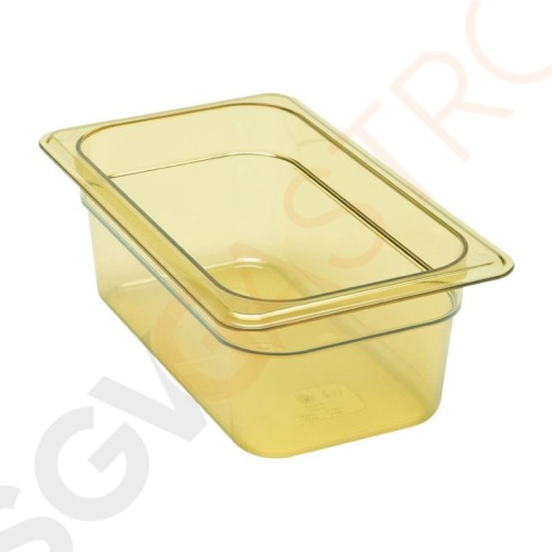 Cambro hitzebeständiger GN 1/4 Behälter 100mm GN 1/4 | 100mm tief | Kapazität: 2,5L Cambro hitzebeständiger GN 1/4 Behälter 100mm GN 1/4 | 100mm tief | Kapazität: 2,5L