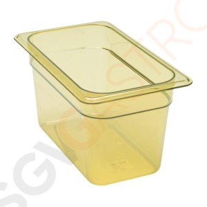 Cambro hitzebeständiger GN 1/4 Behälter 150mm GN 1/4 | 150mm tief | Kapazität: 3,7L Cambro hitzebeständiger GN 1/4 Behälter 150mm GN 1/4 | 150mm tief | Kapazität: 3,7L