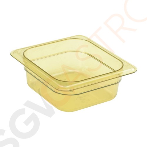 Cambro hitzebeständiger GN 1/6 Behälter 65mm GN 1/6 | 65mm tief | Kapazität: 1L Cambro hitzebeständiger GN 1/6 Behälter 65mm GN 1/6 | 65mm tief | Kapazität: 1L