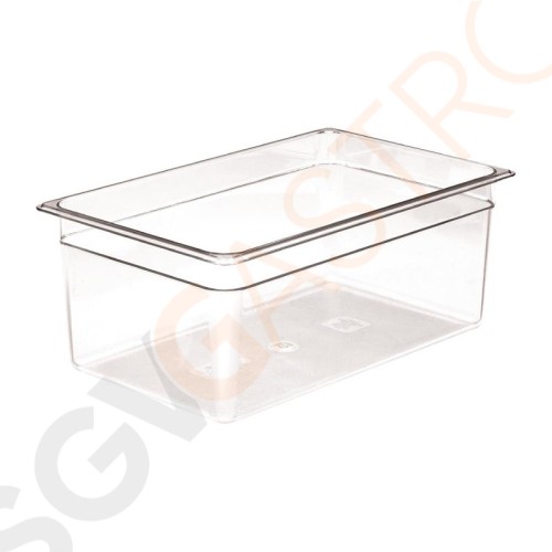 Cambro Camview BPA-freier GN 1/1 Behälter 200mm GN 1/1 | Durchsichtig | 200mm tief | Kapazität: 26,5L Cambro Camview BPA-freier GN 1/1 Behälter 200mm GN 1/1 | Durchsichtig | 200mm tief | Kapazität: 26,5L