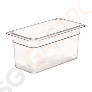 Cambro Camview BPA-freier GN 1/3 Behälter 150mm GN 1/3 | Durchsichtig | 150mm tief | Kapazität: 5,3L Cambro Camview BPA-freier GN 1/3 Behälter 150mm GN 1/3 | Durchsichtig | 150mm tief | Kapazität: 5,3L