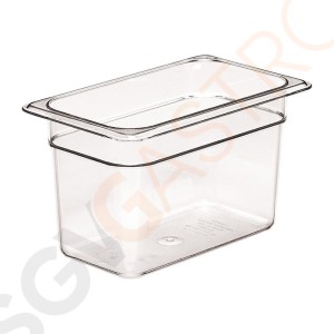 Cambro Camview BPA-freier GN 1/4 Behälter 150mm GN 1/4 | Durchsichtig | 150mm tief | Kapazität: 3,7L Cambro Camview BPA-freier GN 1/4 Behälter 150mm GN 1/4 | Durchsichtig | 150mm tief | Kapazität: 3,7L