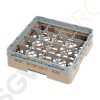Cambro Gläserspülkorb beige mit 16 Fächern max Glashöhe 9,2cm Größe: 14,3(H) x 50(B) x 50(T)cm