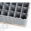 Cambro Gläserspülkorb beige mit 36 Fächern max Glashöhe 29,8cm Größe: 34,9(H) x 50(B) x 50(T)cm
