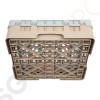 Cambro Gläserspülkorb beige mit 49 Fächern max Glashöhe 9,2cm Größe: 14,3(H) x 50(B) x 50(T)cm Cambro Gläserspülkorb beige mit 49 Fächern max Glashöhe 9,2cm Größe: 14,3(H) x 50(B) x 50(T)cm
