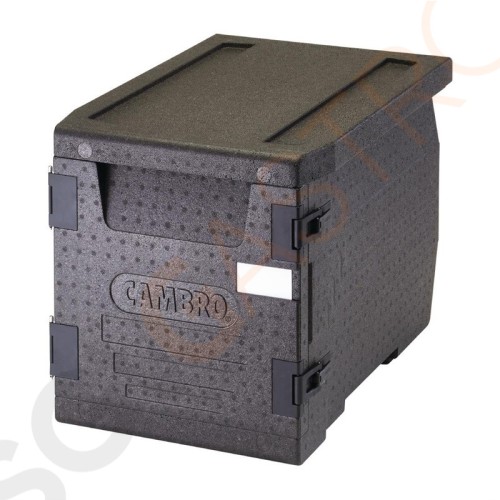 Cambro isolierter Frontlader Lebensmitteltransportbehälter 60L Für 3 x GN 1/1 Behälter 100mm tief Cambro isolierter Frontlader Lebensmitteltransportbehälter 60L Für 3 x GN 1/1 Behälter 100mm tief
