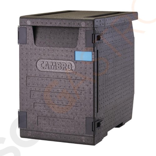 Cambro isolierter Frontlader Lebensmitteltransportbehälter 86L Für 4 x GN 1/1 Behälter 100mm tief Cambro isolierter Frontlader Lebensmitteltransportbehälter 86L Für 4 x GN 1/1 Behälter 100mm tief