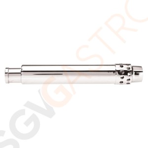 Edelstahl Überlaufrohr 18cm mit Edelstahlfilter DY226  | : 3,8(Ø)cm | Höhe: 18cm