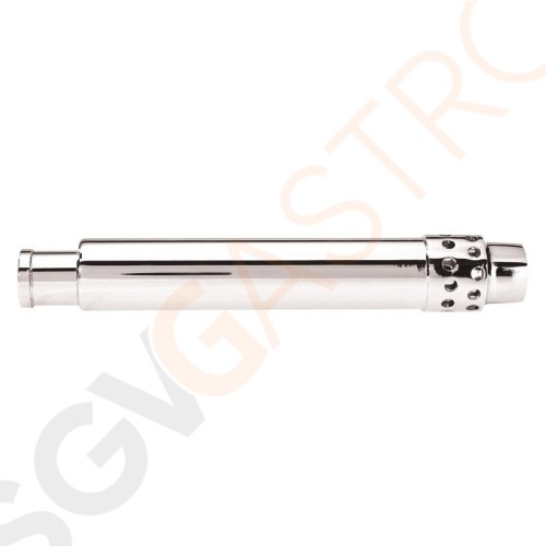 Edelstahl Überlaufrohr 18cm mit Edelstahlfilter DY226  | : 3,8(Ø)cm | Höhe: 18cm