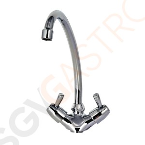 Monoblock Mischhahn mit Drehknopfbedienung 30cm DY371  | ØAusfluss: 1,8cm |  30cm (L) | ØLeitung: 3,2cm