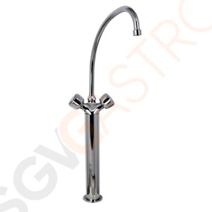 Professioneller Monoblock Mischhahn mit Drehknopfbedienung, Mischhahn 30cm und 30cm Erhöhung (bis zu den Drehknöpfen) DY380 | ØAusfluss: 2,5cm | 30cm(L) | Untersatz: 30cm Professioneller Monoblock Mischhahn mit Drehknopfbedienung, Mischhahn 30cm und 30cm Erhöhung (bis zu den Drehknöpfen) DY380 | ØAusfluss: 2,5cm | 30cm(L) | Untersatz: 30cm