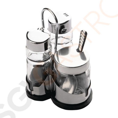 Comas Menage Set für Salz, Pfeffer und Senf Comas Menage Set: Salz, Pfeffer & Senf Comas Menage Set für Salz, Pfeffer und Senf Comas Menage Set: Salz, Pfeffer & Senf