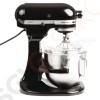 KitchenAid Heavy Duty Küchenmaschine K5 schwarz 5KPM5EOB 315W. Fassungsvermögen: 4,8Ltr. Ten Speed