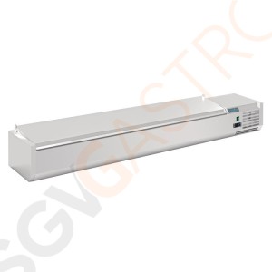 Polar Serie G Aufsatzkühleinheit mit Deckel 10 x GN 1/4 122W. Kapazität: 10x 1/4GN. R600a Polar Serie G Aufsatzkühleinheit mit Deckel 10 x GN 1/4 122W. Kapazität: 10x 1/4GN. R600a