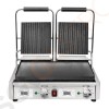 Buffalo Kontaktgrill doppel gerillt/glatt Leistung: 2,9kW. Doppelter Grill. Gerillte obere und flache untere Platte