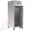Polar Serie U Gefrierschrank Edelstahl in Bäckereiabmessung 850L 750W/230V | 201 x 74 x 90cm | (Nutz)Kapazität: 850/619L / 18 Bäckereiroste | 1-türig | Edelstahl