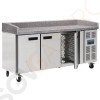 Polar Serie U Patisserie Vorbereitungskühltisch 3-türig mit Marmorarbeitsfläche Kapazität 643Ltr. Polar Serie U Patisserie Vorbereitungskühltisch 3-türig mit Marmorarbeitsfläche Kapazität 643Ltr.