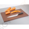 Hygiplas antibakterielles LDPE Schneidebrett braun 450x300x10mm Größe: 10(H) x 450(B) x 300(T)mm | Für Gemüse