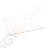 Hygiplas antibakterielles LDPE Schneidebrett weiß 450x300x10mm Größe: 10(H) x 450(B) x 300(T)mm | Für Käse und Brot