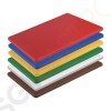 Hygiplas HDPE kleine Schneidebretter Set Größe: 12(H) x 300(B) x 225(T)mm | Set mit 6 Schneidebrettern