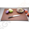 Hygiplas LDPE Schneidebrett braun 60x45x1cm HC873 | Groß | 1(H) x 60(B) x 45(T)cm