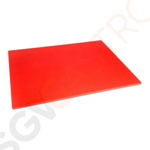 Hygiplas LDPE Schneidebrett rot 60x45x1cm HC877 | Groß | 1(H) x 60(B) x 45(T)cm