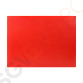 Hygiplas LDPE Schneidebrett rot 60x45x1cm HC877 | Groß | 1(H) x 60(B) x 45(T)cm