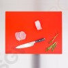 Hygiplas LDPE Schneidebrett rot 60x45x1cm HC877 | Groß | 1(H) x 60(B) x 45(T)cm