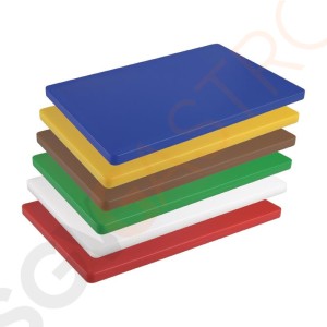 Hygiplas LDPE extra dickes Schneidebrett gelb 60x45x2cm HC884 | Groß | 2(H) x 60(B) x 45(T)cm