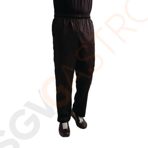 Whites Unisex Kochhose Easyfit Teflonbeschichtet schwarz S Größe: S | Taillenumfang: 76-82cm Whites Unisex Kochhose Easyfit Teflonbeschichtet schwarz S Größe: S | Taillenumfang: 76-82cm