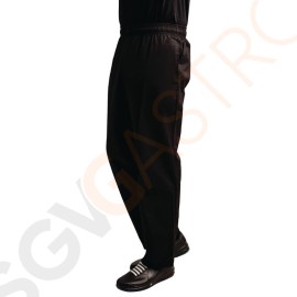 Whites Unisex Kochhose Easyfit Teflonbeschichtet schwarz XL Größe: XL |  Taillenumfang: 105-112cm