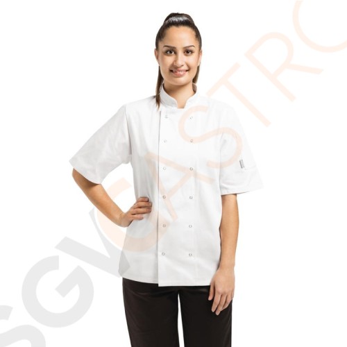 Whites Vegas Kochjacke kurze Ärmel weiß S Größe: S | Brustumfang: 92-97cm | Unisex Whites Vegas Kochjacke kurze Ärmel weiß S Größe: S | Brustumfang: 92-97cm | Unisex