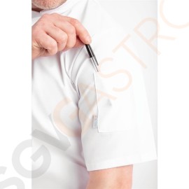 Whites Vegas Kochjacke kurze Ärmel weiß XL Größe: XL | Brustumfang: 122-127cm | Unisex