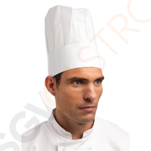 Einweg-Kochmütze Papier Größe: Einheitsgröße. Unisex. Farbe: Weiß. 50er Pack. Einweg-Kochmütze Papier Größe: Einheitsgröße. Unisex. Farbe: Weiß. 50er Pack.