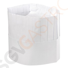 Einweg-Kochmütze Papier Größe: Einheitsgröße. Unisex. Farbe: Weiß. 50er Pack.