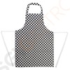 Whites Latzschürze schwarz-weiß kariert Latzschürze. Whites Latzschürze schwarz-weiß kariert Latzschürze.