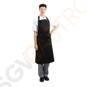 Whites Latzschürze schwarz Farbe: Schwarz. Maße: 711(W) x 965 (L) mm Whites Latzschürze schwarz Farbe: Schwarz. Maße: 711(W) x 965 (L) mm
