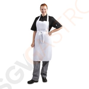 Whites Latzschürze weiß Farbe: Weiß. Größe: 711(B) x 965(L)mm. Whites Latzschürze weiß Farbe: Weiß. Größe: 711(B) x 965(L)mm.