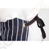 Whites Latzschürze mit Tasche blau-weiß gestreift Farbe: Navy Blau mit weißen Streifen. Größe: 711(B) x 965(L)mm.