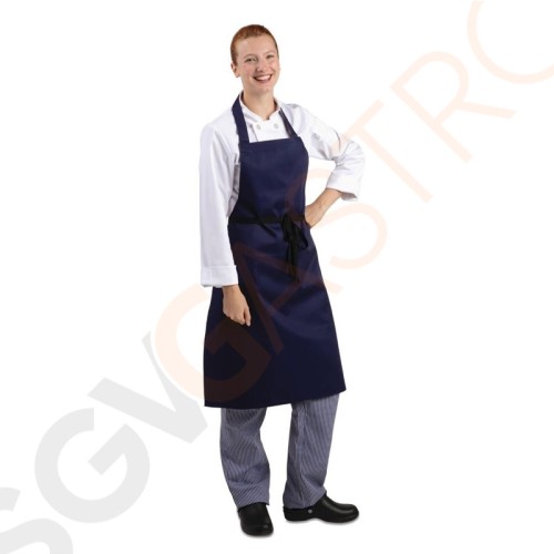 Whites Latzschürze marineblau Farbe: Dunkelblau. Größe: 711(L) x 965(B)mm. Whites Latzschürze marineblau Farbe: Dunkelblau. Größe: 711(L) x 965(B)mm.