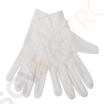 Damen Servierhandschuhe weiß M Größe: M. Farbe: Weiß.