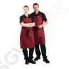 Whites Latzschürze bordeaux Farbe: Bordeauxrot. Größe: 711(L) x 965(B)mm.