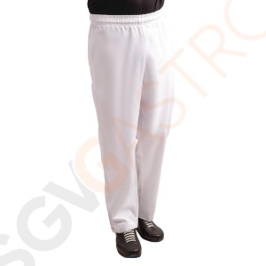 Whites Unisex Kochhose Easyfit weiß XXL Größe: XXL. Unisex. Farbe: Weiß.