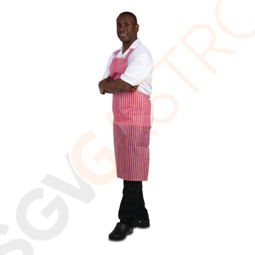 Whites wasserdichte Latzschürze rot-weiß gestreift Latzschürze rot-weiß gestreift. 100% wasserdicht. Whites wasserdichte Latzschürze rot-weiß gestreift Latzschürze rot-weiß gestreift. 100% wasserdicht.