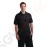 Unisex Poloshirt schwarz S Poloshirt schwarz, Größe S.