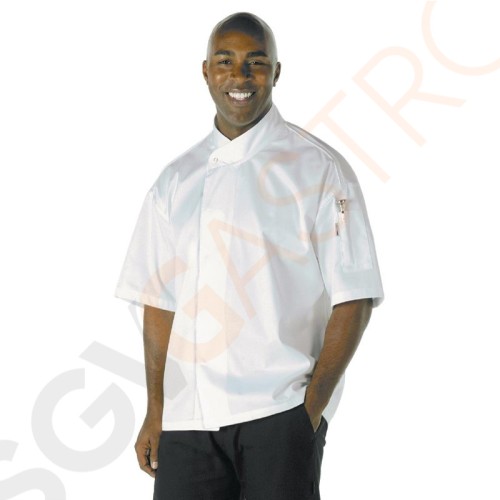 Chef Works Tours Chefkochjacke kurze Ärmel weiß L Größe: L | Brustumfang: 112-117cm | Unisex