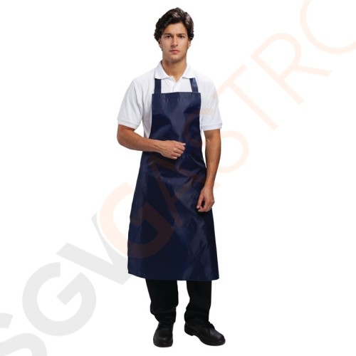 Whites wasserdichte Latzschürze blau Blau. Whites wasserdichte Latzschürze blau Blau.